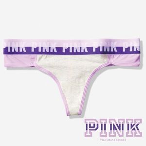 PINK Logo Thong